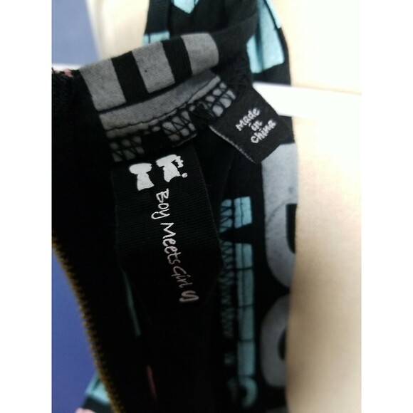 Boy Meets Girl Women's Logo Racer Back Cotton Dress Size Small - Picture 2 of 4